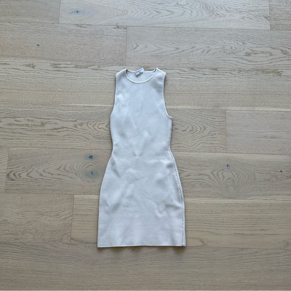 Cream mini dress